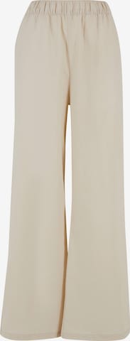 Urban Classics Wide Leg Housut värissä beige: etupuoli