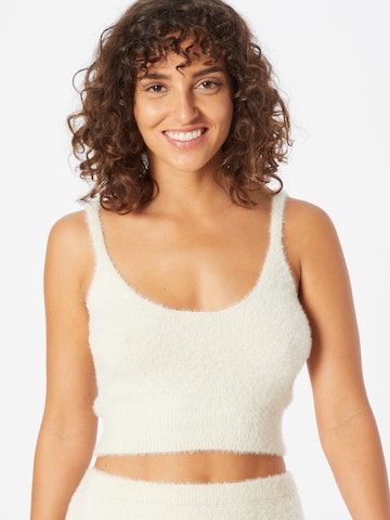 Cotton On Knitted Top in Beige: front