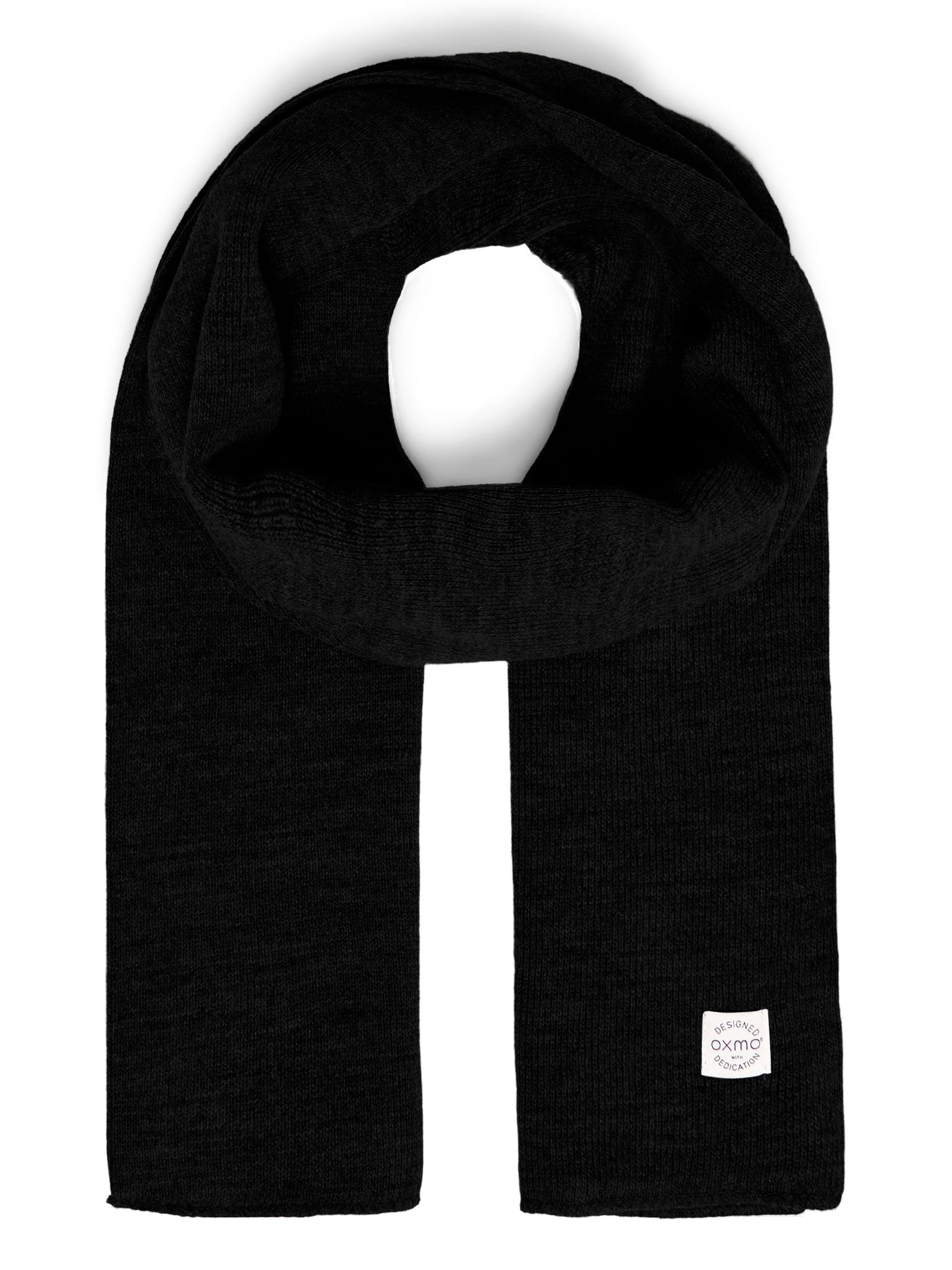 Oxmo Scarf ' OXVEDNA ' in Black: front