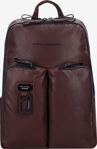 Piquadro Backpack 'Harper' in Brown: front