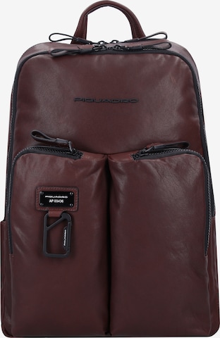 Piquadro Backpack 'Harper' in Brown: front