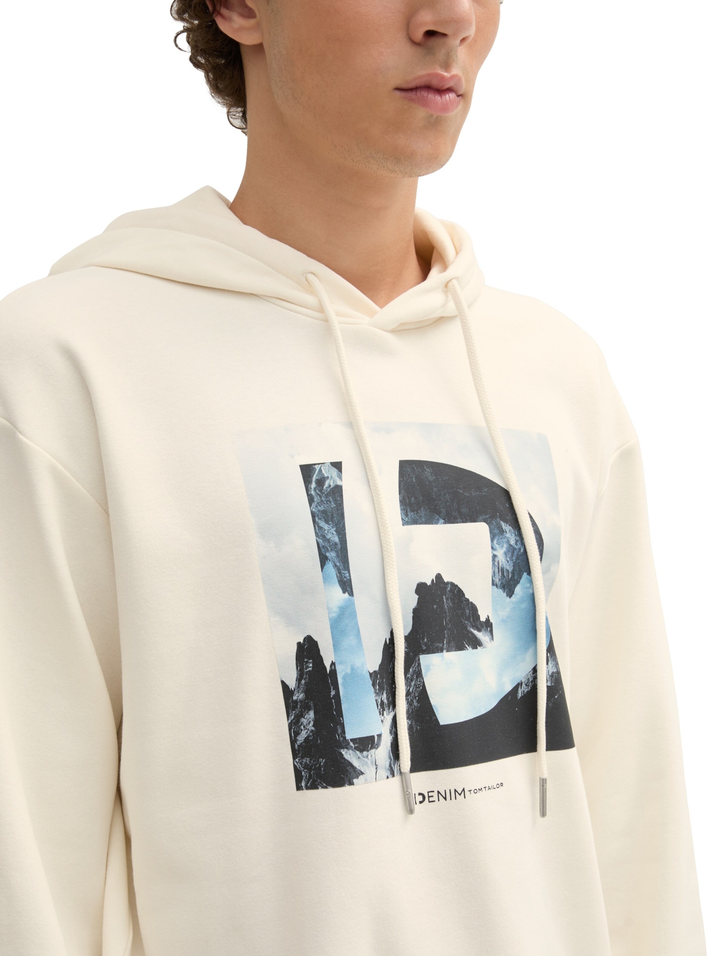 TOM TAILOR Trui in Beige: voorkant