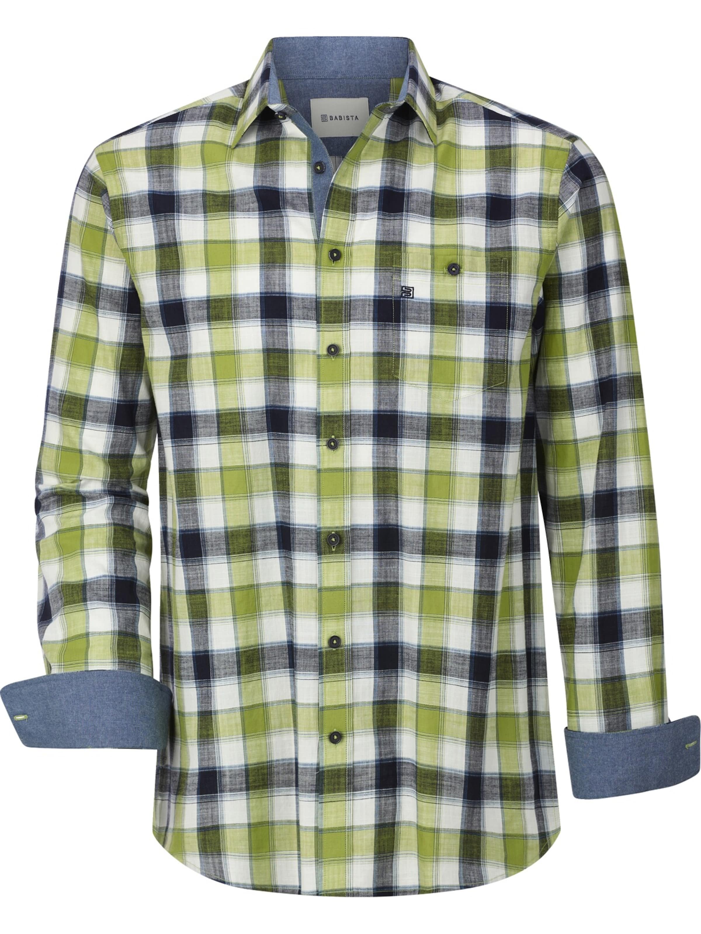 BABISTA Regular Fit Hemd 'Narin' in Grün: Vorderseite