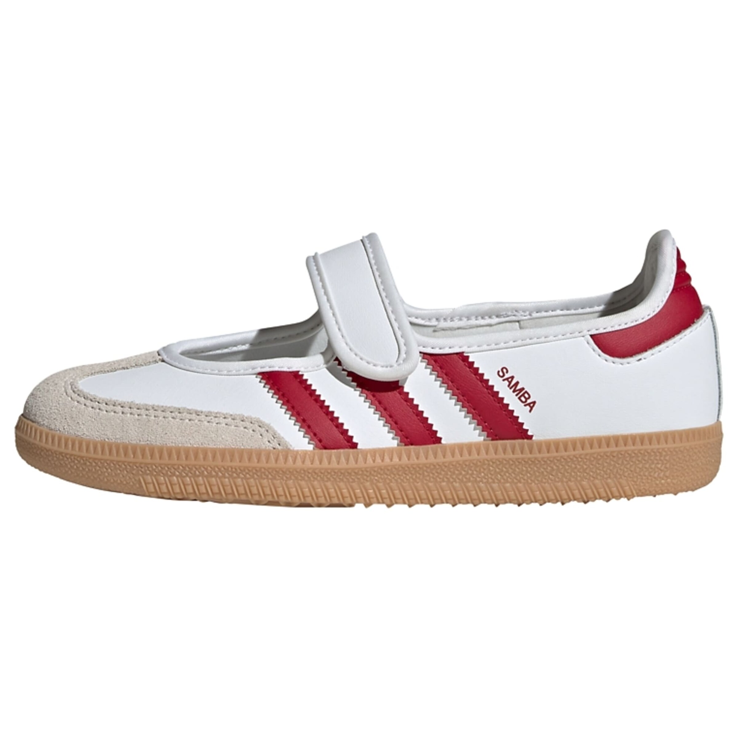 ADIDAS ORIGINALS - Sapatilhas 'Samba' em branco: frente