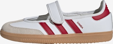 ADIDAS ORIGINALS - Sapatilhas 'Samba' em branco: frente