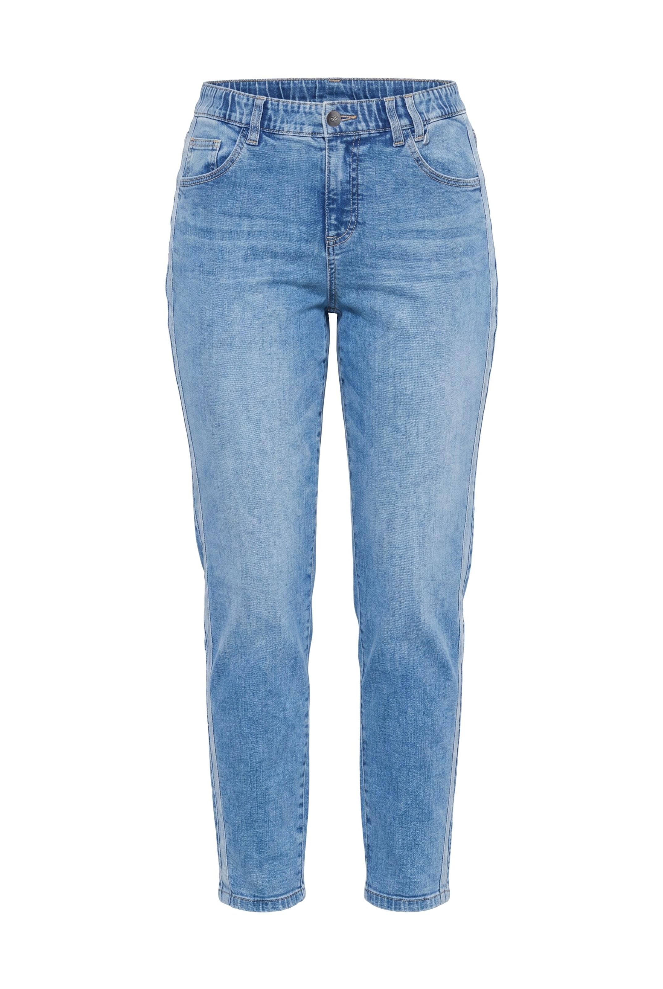 LAURASØN Regular Jeans in Blauw: voorkant