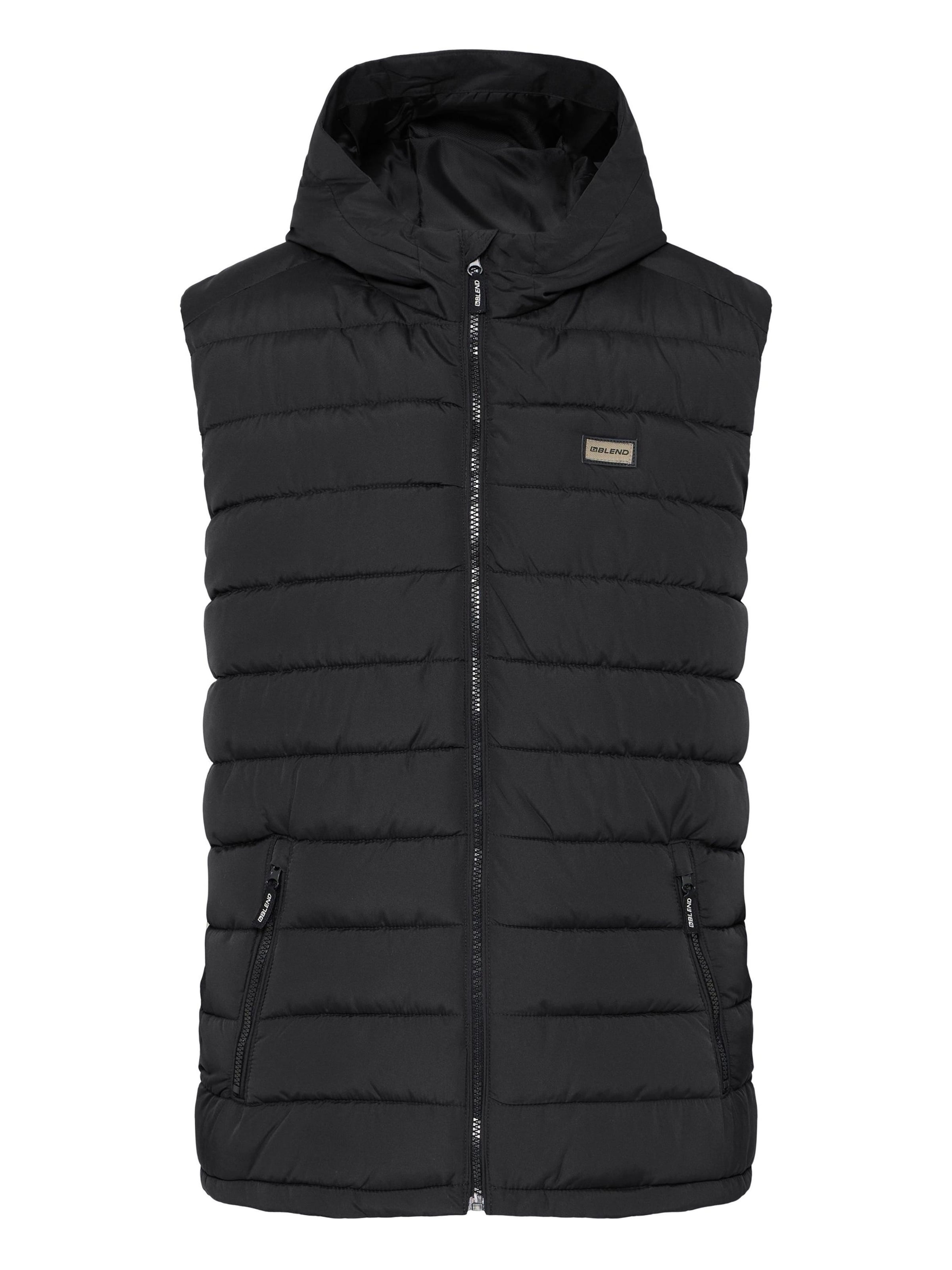 BLEND Steppweste ' BHMelai ' in Schwarz: Vorderseite