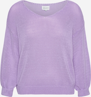 Pull-over oversize 'Milana Cotton' americandreams en violet : devant