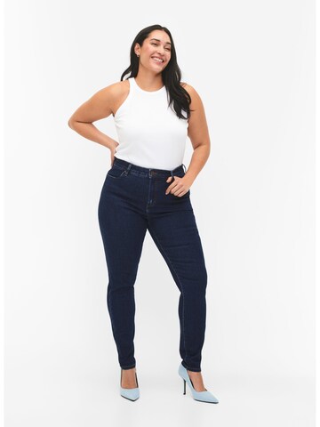 Skinny Jeans 'Amy' di Zizzi in blu