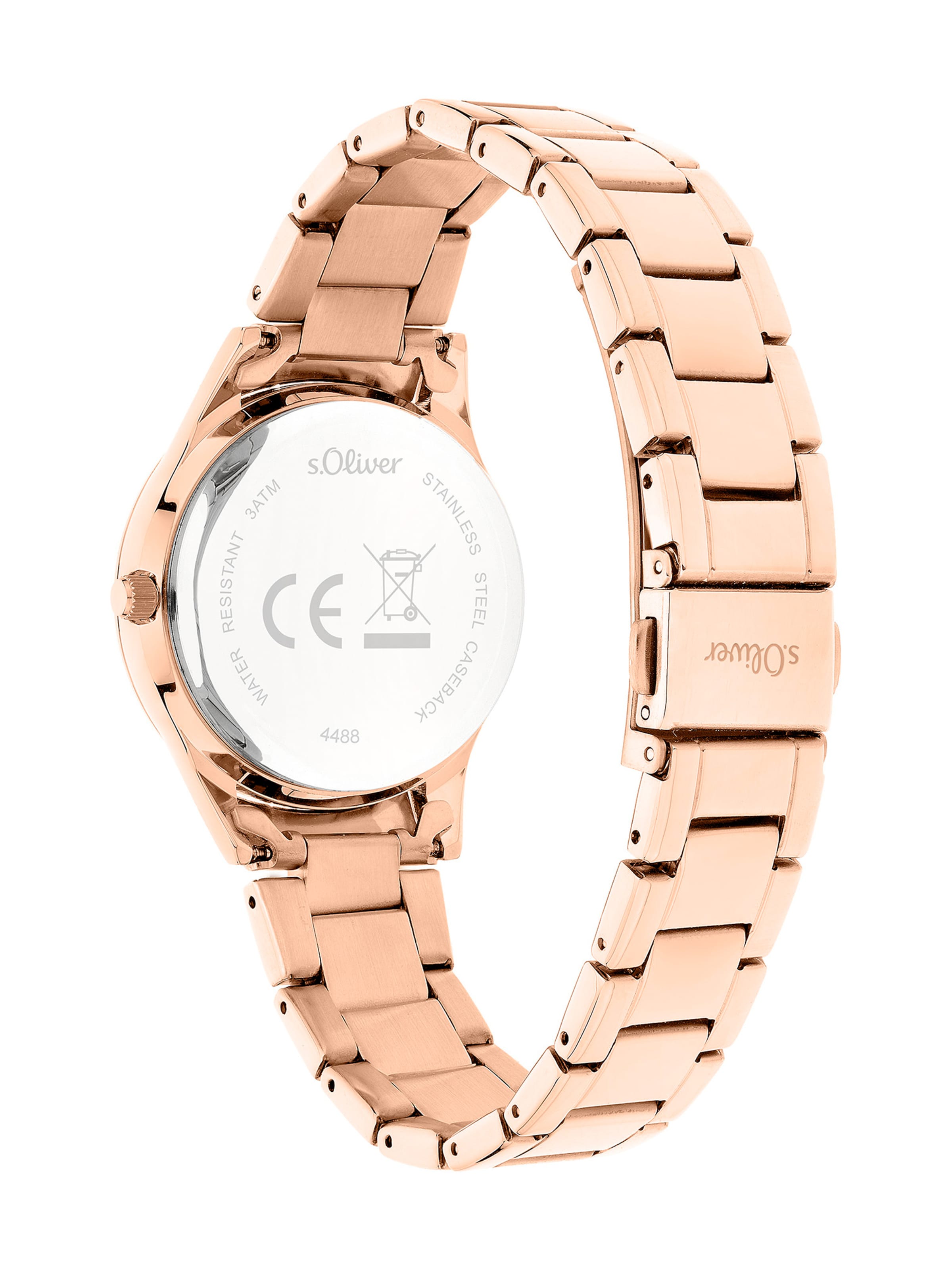 s.Oliver Analoguhr in Gold