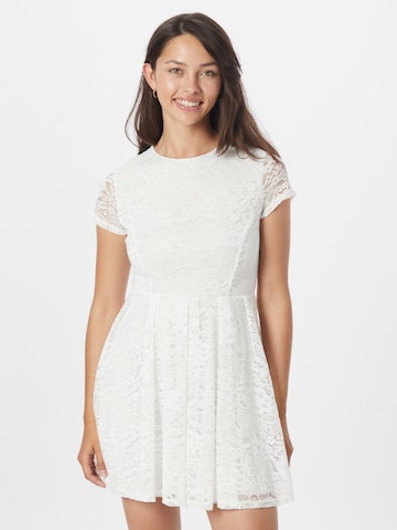 WAL G. - Vestido 'LEONA' em branco: frente