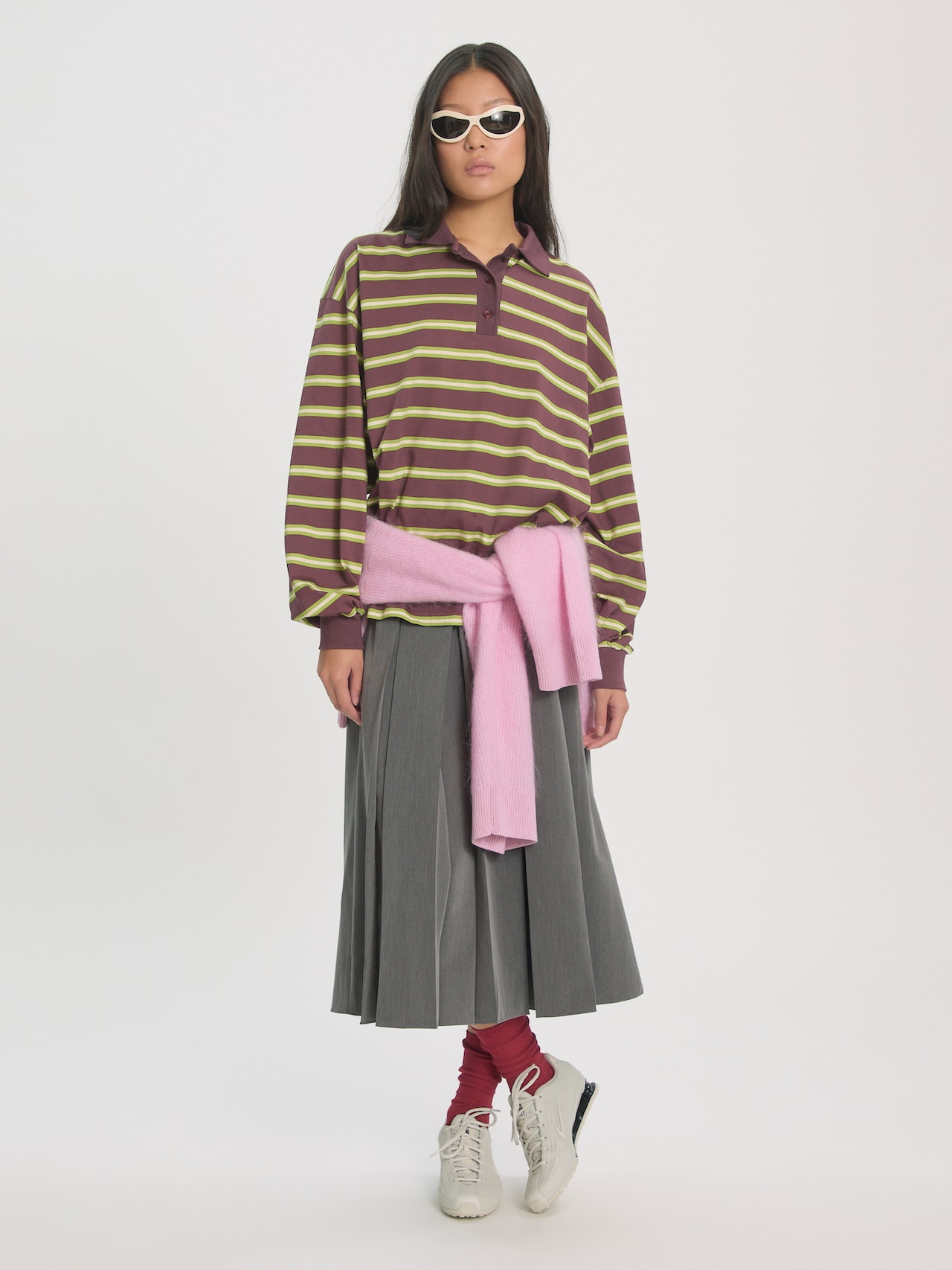 EDITED Nouveautés Jupe 'Rachel' gris