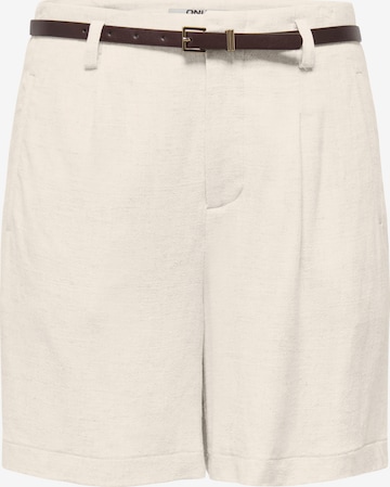 regular Pantaloni con pieghe 'ONLSIESTA' di ONLY in beige: frontale
