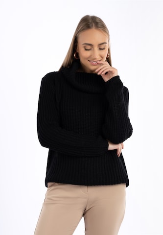 RISA - Pullover 'Pryam' em preto: frente