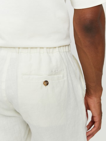 mazine Regular Shorts ' Littlefield Linen ' in Weiß