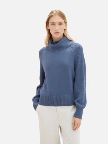 TOM TAILOR Pullover in Blau: predná strana