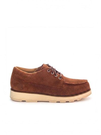 TIMBERLAND Moccasins 'BRIT Lace Up Shoe Rust Suede' in 40 in Brown, Item view