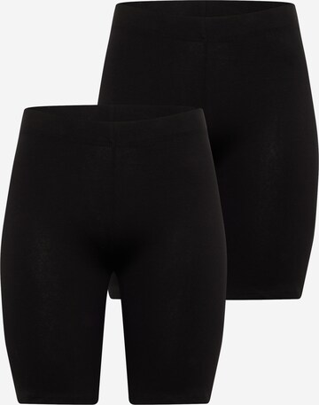 Vero Moda Curve Skinny Leggings in Black: front