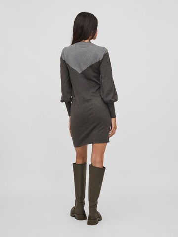 VILA Knitted dress in Grey