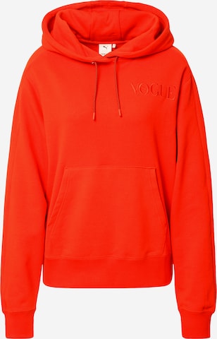 Bluză de molton 'x Vogue Collection' de la PUMA pe roșu: față