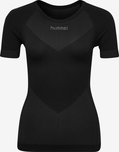 Hummel Camiseta funcional 'First Seamless' en gris oscuro / negro, Vista del producto