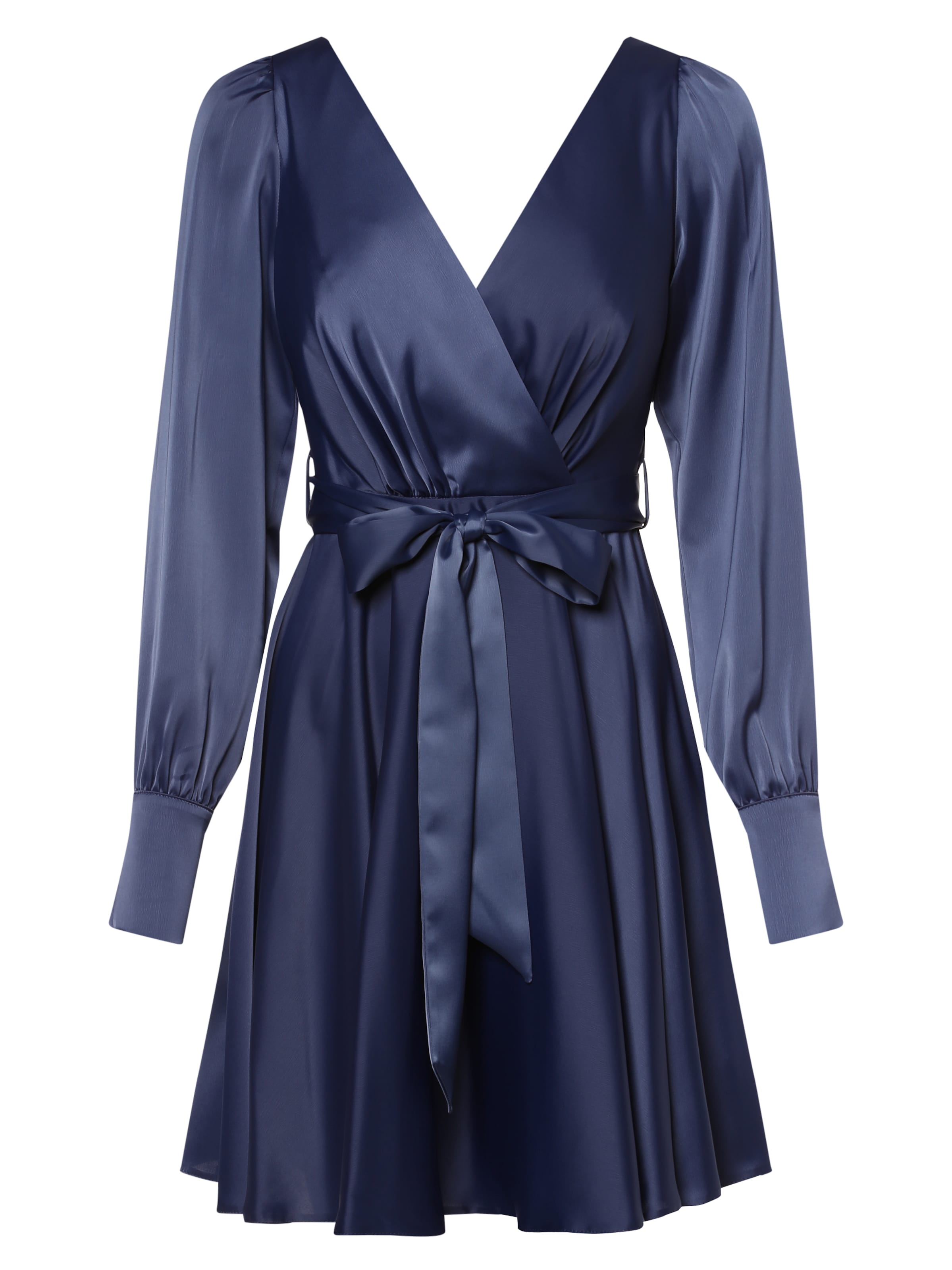 Marie Lund Cocktailjurk in Blauw: voorkant