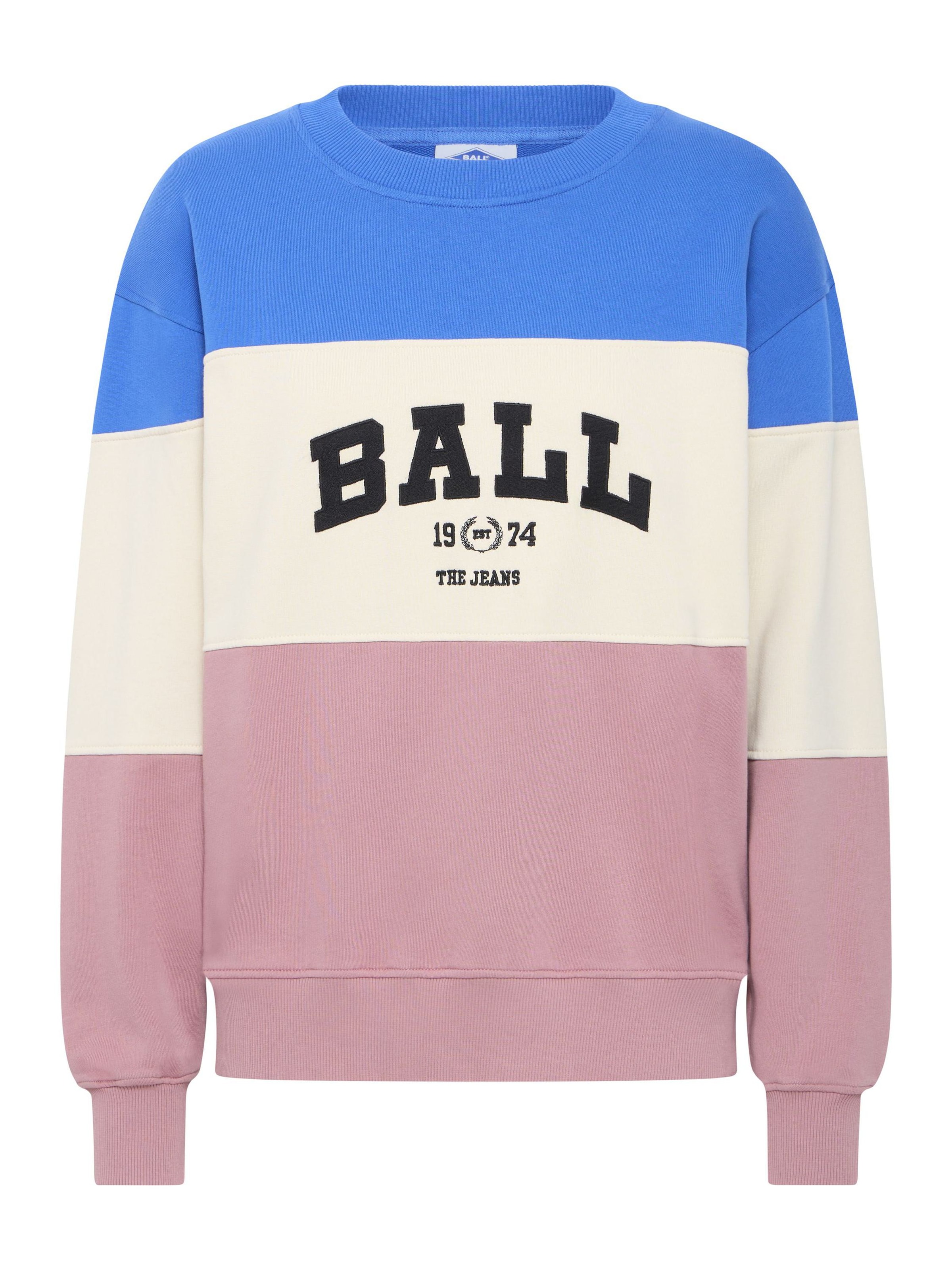 Ball Sweatshirt 'Montana' in Pink: front