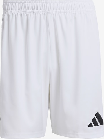ADIDAS PERFORMANCE Workout Pants 'Tastigo 25' in White: front