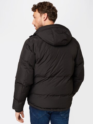 !Solid Winter Jacket in Black