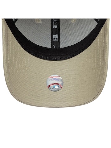 NEW ERA Sportovní kšiltovka '9FORTY New York Yankees MLB Outline' – béžová