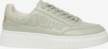 Baskets basses s.Oliver en vert : devant