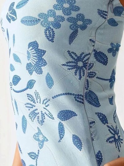Hiccup Kleid in saphir / pastellblau, Produktansicht