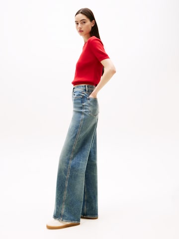 Tommy JeansWide Leg/ Široke nogavice Traperice 'CLAIRE' - plava boja