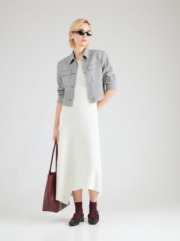 BOSS Knitted dress 'Forsizia' in White