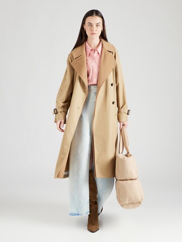 Weekend Max Mara Between-Seasons Coat 'DAPHNE' in Beige