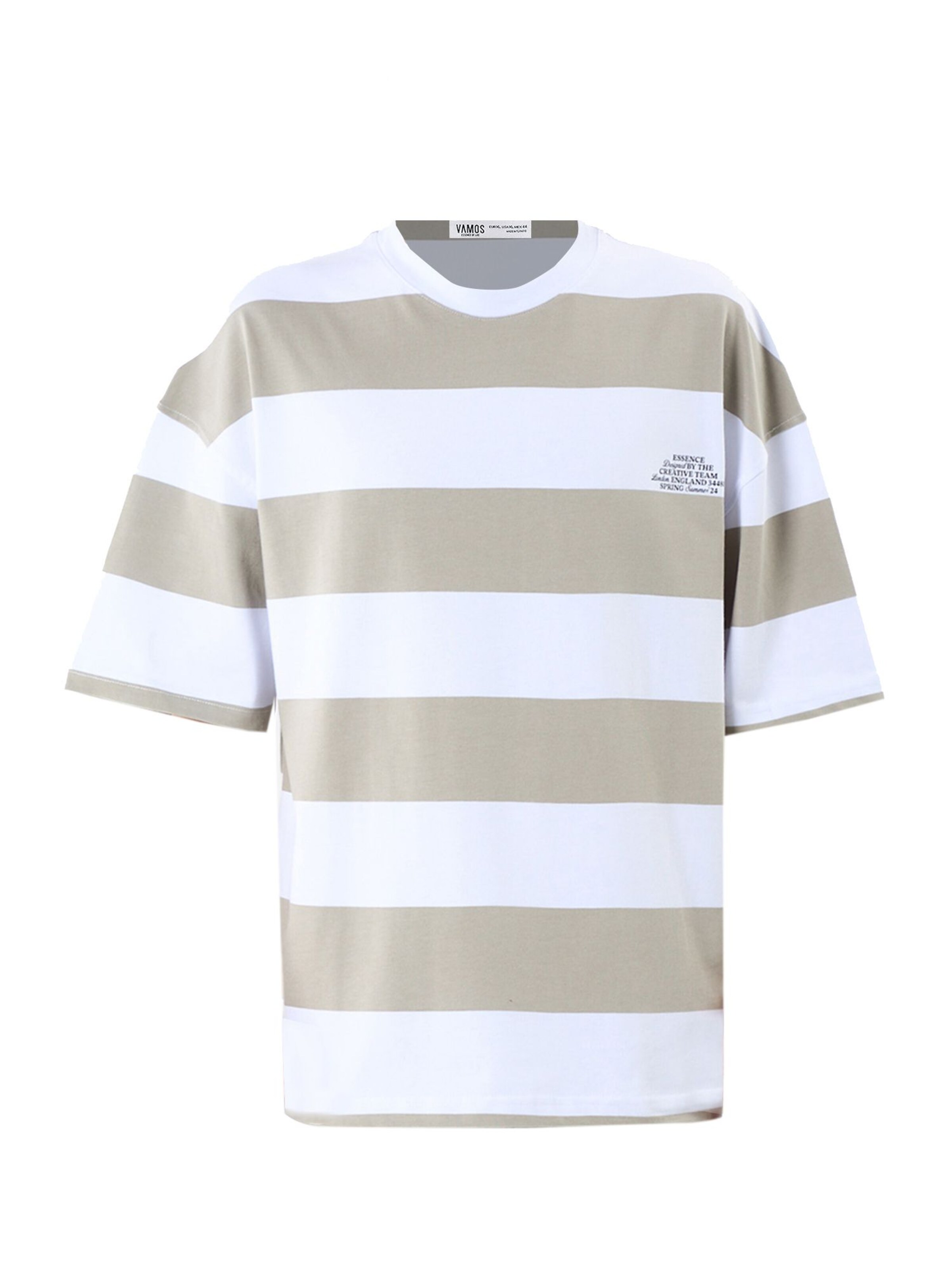 VAMOS CLO Μπλουζάκι σε λευκό: μπροστά