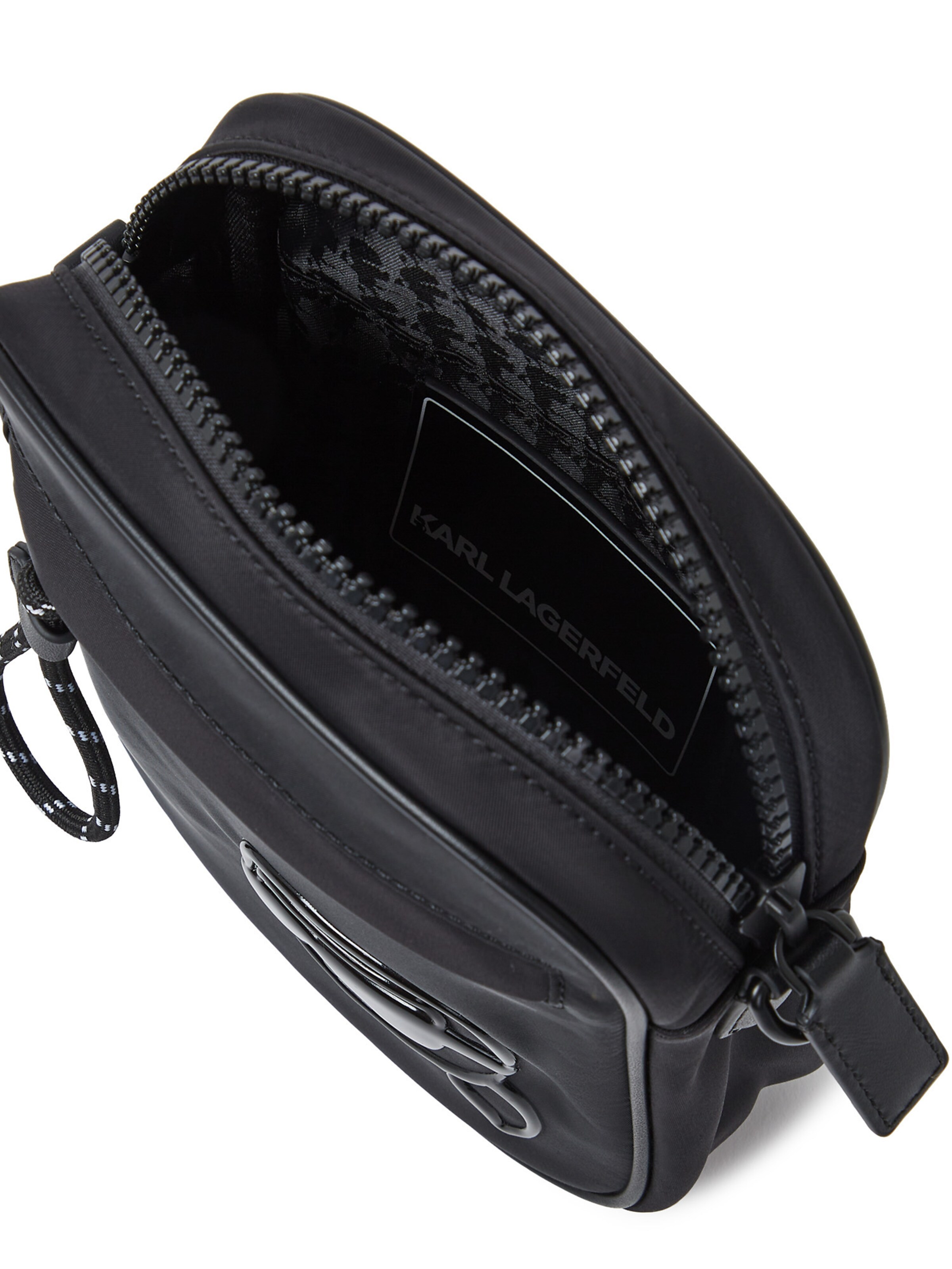 Karl Lagerfeld Axelremsväska 'Ikon' i svart