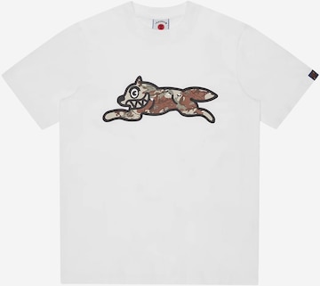 T-Shirt 'Choc Chip Camo Running Dog' ICECREAM en blanc : devant