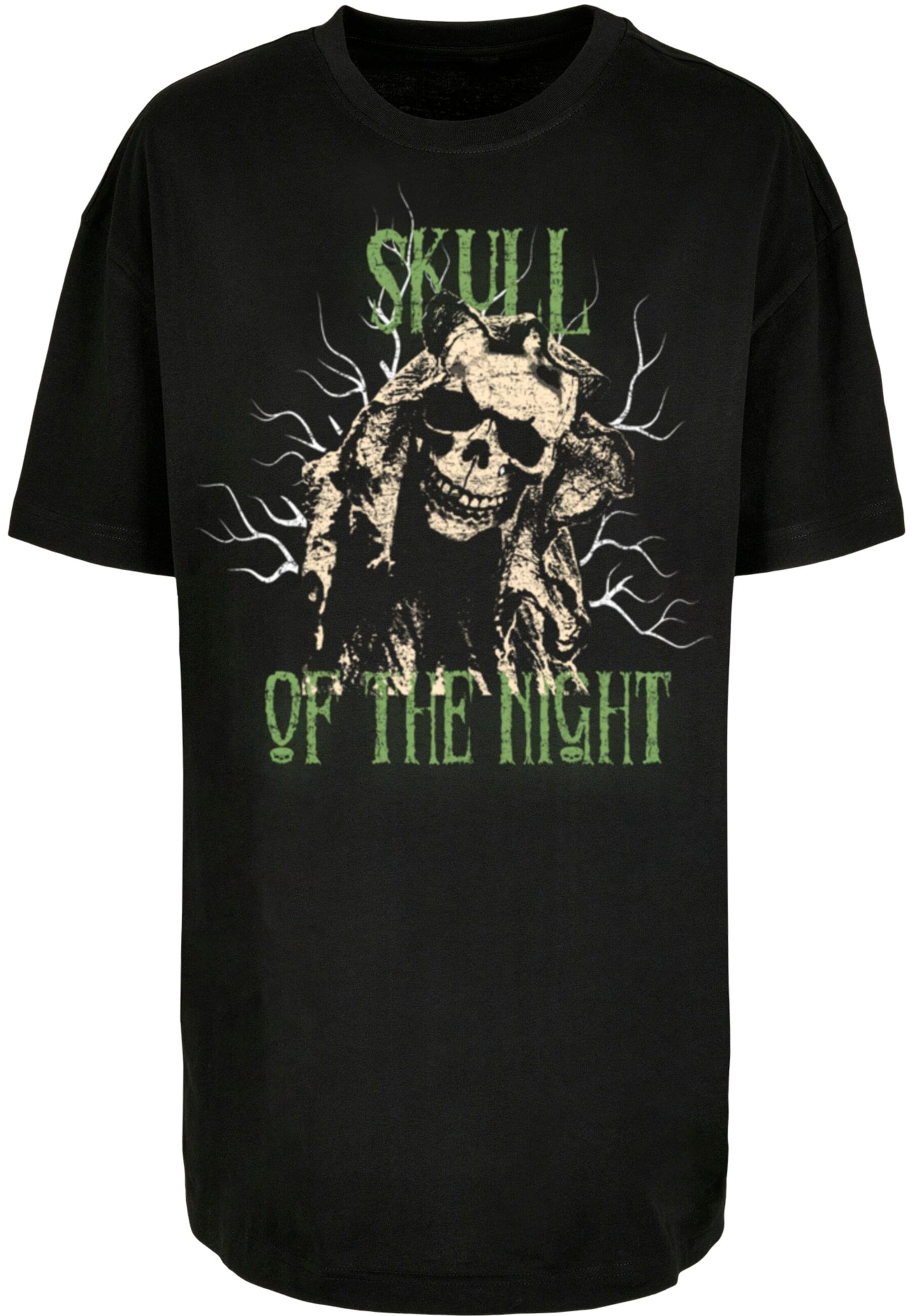 T-shirt 'Halloween - Skull Of The Night V2' Merchcode en noir : devant
