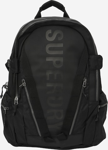 Superdry Backpack 'Mountain Tarp' in Black: front