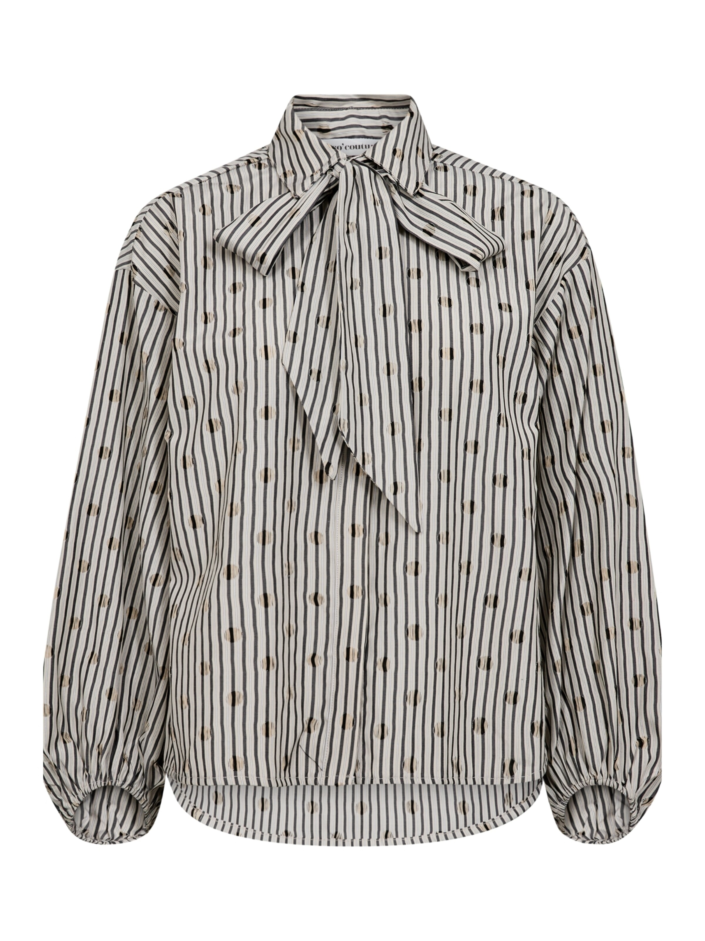 Camicia da donna 'Trixie' di co'couture in grigio: frontale