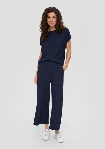 s.Oliver Wide leg Broek in Blauw
