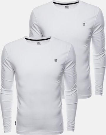 T-Shirt Ombre en blanc : devant