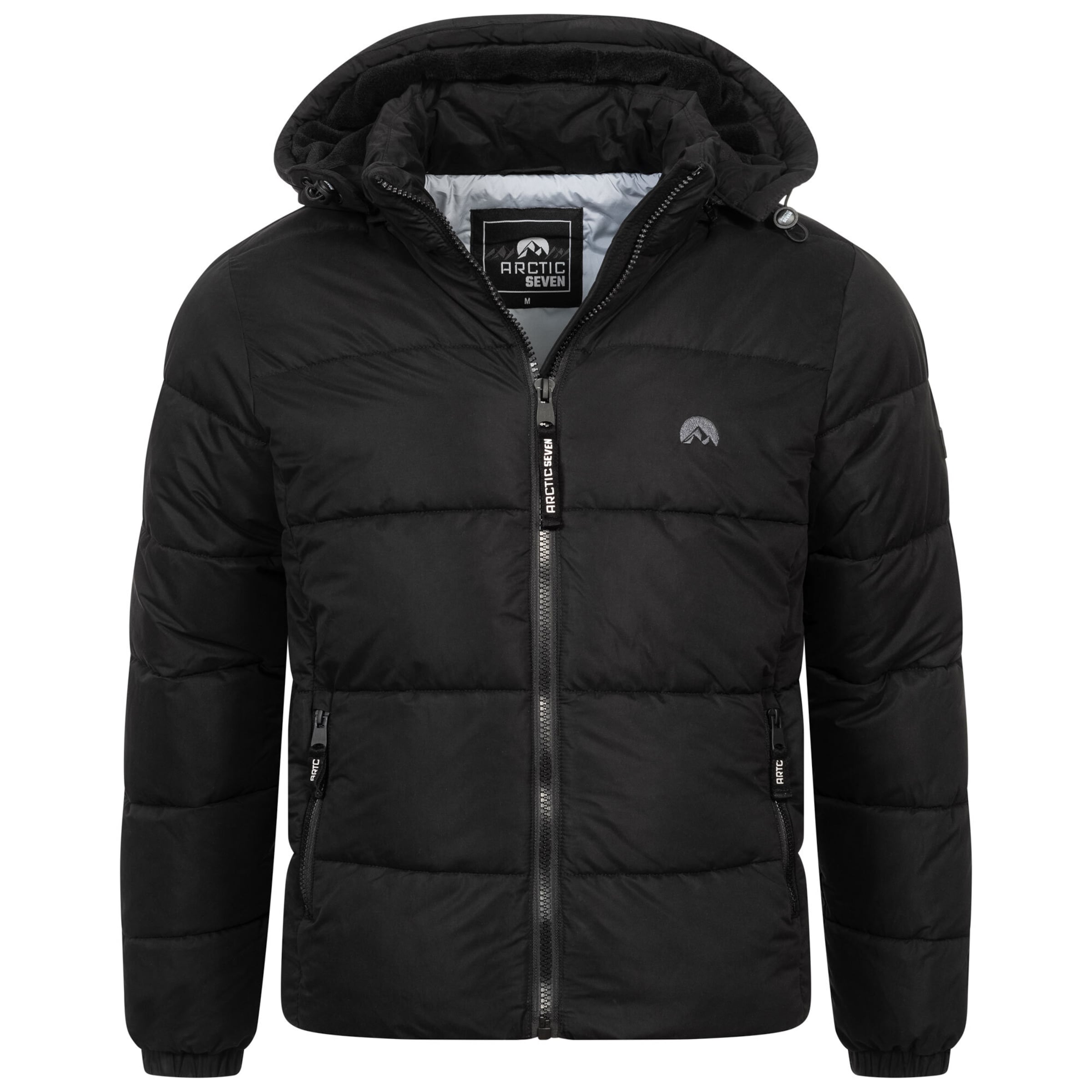 Arctic Seven Winter jacket in Black: front