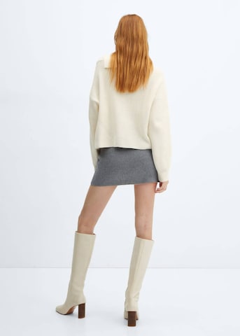 MANGO Pulóver 'Cisne' - bézs