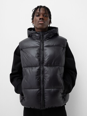 Bershka Vest i sort