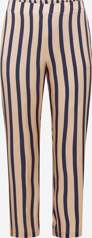 ONLY Carmakoma Regular Broek 'CHEYENNE' in Bruin: voorkant