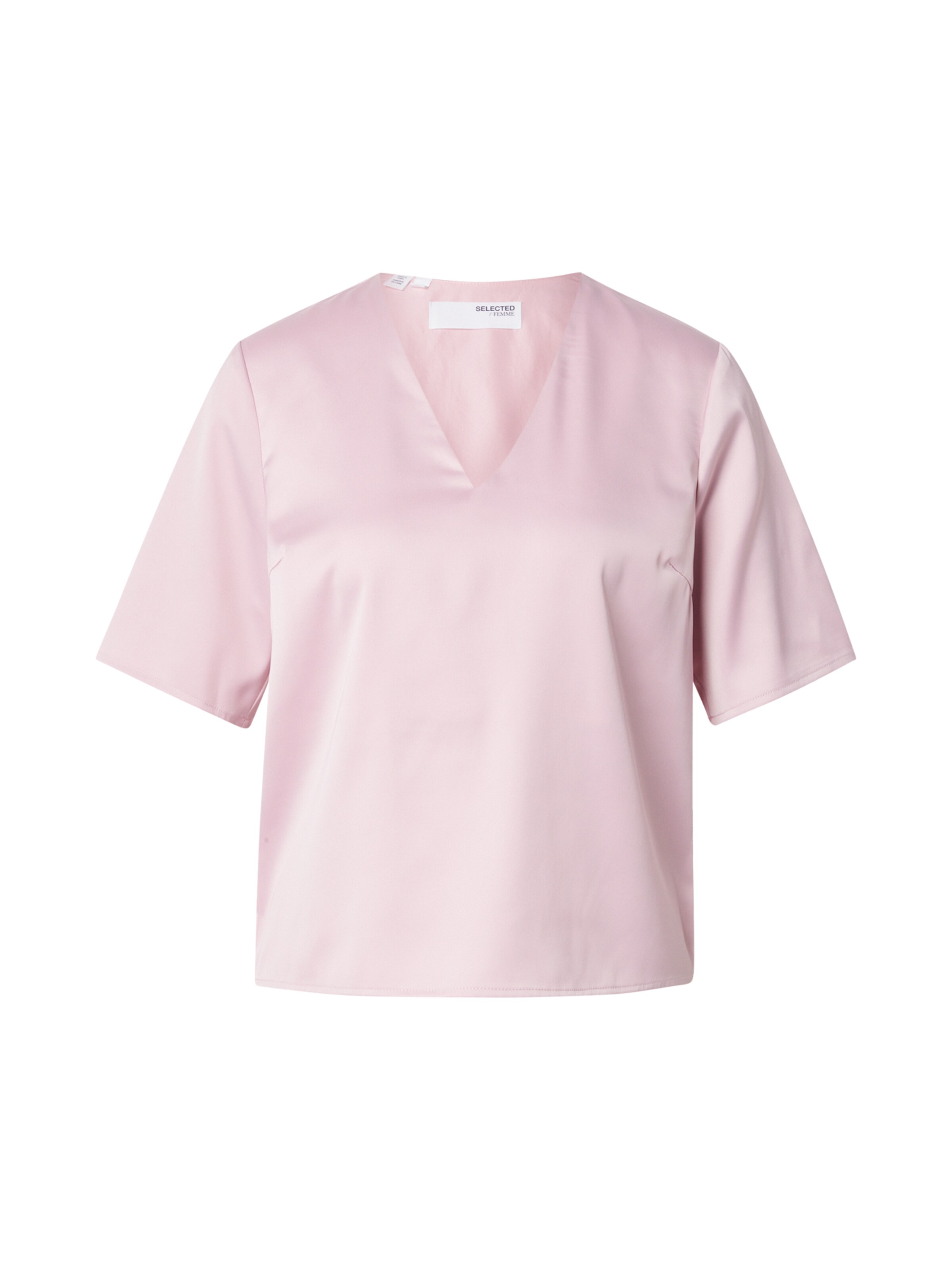 SELECTED - Blusa 'SLFLENA' em rosa: frente