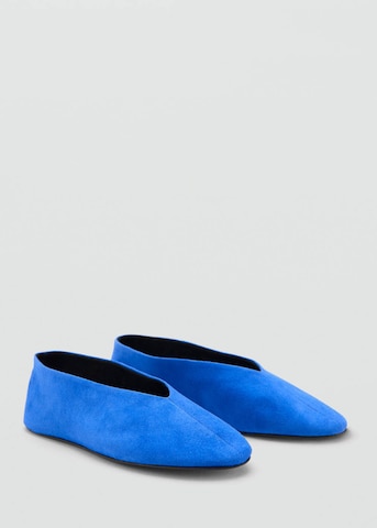 MANGO Ballet Flats 'Bablue' in Blue