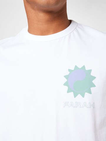 FARAH Koszulka 'MACKEY' w kolorze biały